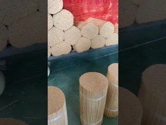 Telas de corte de bastões de bambu