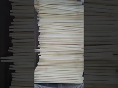 Bastões de bambu descartáveis - de qualidade superior, envoltos individualmente e suaves sem estilhaços