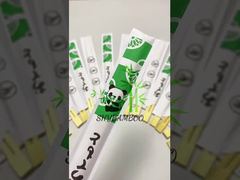 Embalagem personalizada de pauzinhos de bambu ecológicos