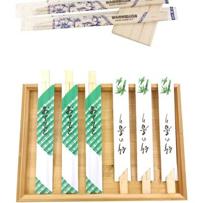 Bastões de bambu descartáveis Bastões gêmeos personalizados para restaurante de festa de casamento