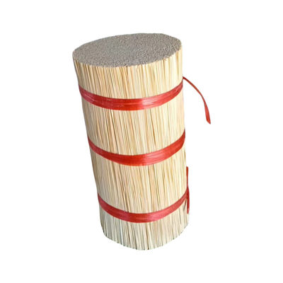 Palhinhas de incenso de bambu de cor natural de 8 polegadas palhinhas de bambu naturais ecológicas