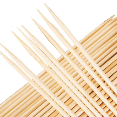 Fácil de limpar Espigas de bambu descartáveis Cor natural com embalagem personalizável