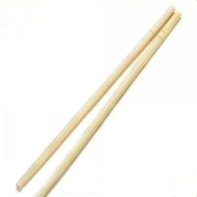 Diga adeus aos pauzinhos de plástico Escolha logotipo personalizado Bamboo redondo Bamboo descartável pauzinhos para presentes de negócios