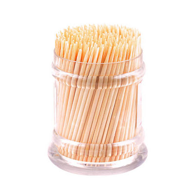 Pico de dentes de bambu descartável higiênico e resistente à temperatura de uso único