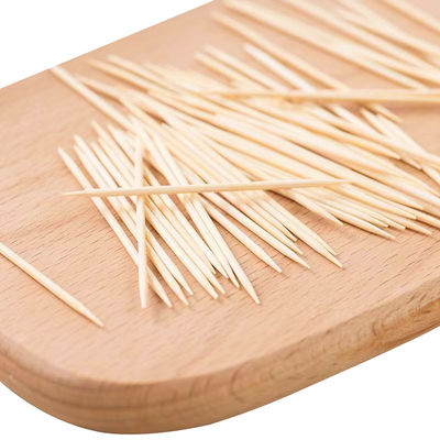 Pico de dentes de bambu descartável higiênico e resistente à temperatura de uso único