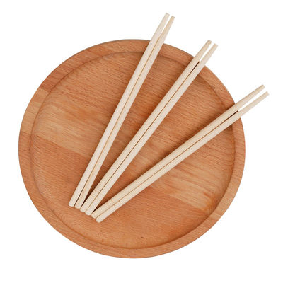 Natural  5.0mm 5.5mm 6.0mm round disposable bamboo chopsticks  Chopsticks Biodegradable Disposable Chopsticks for Sushi Restaurant Camping Chinese Chopsticks Wholesale