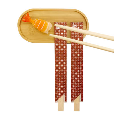 Bamboo Personalizado Bamboo Chopsticks descartáveis Proteção Ambiental Estilo Japonês Sushi Bamboos Personalizados