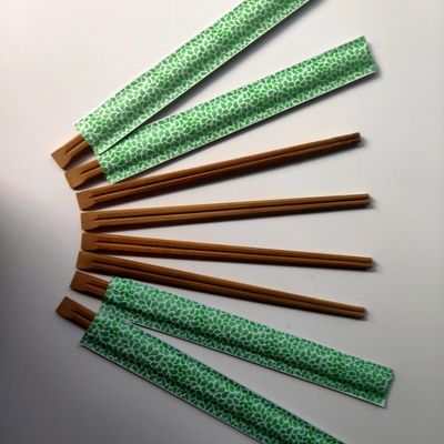 Embalagens de papel Bastões carbonizados Pesos leves Bastões de bambu descartáveis