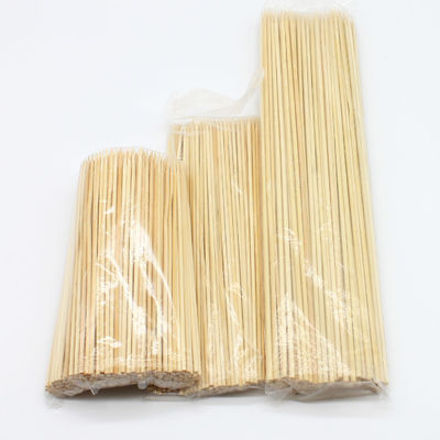 Bamboo natural redondo longo Espigas 12cm comprimento Uso multiuso Higiênico