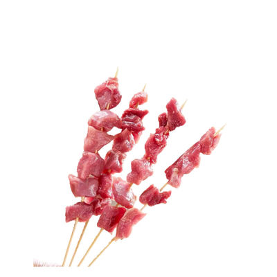 Grelhado sem adesivos Bamboo Bamboo não revestido Bamboo Grilling Skewers Higiênico e conveniente