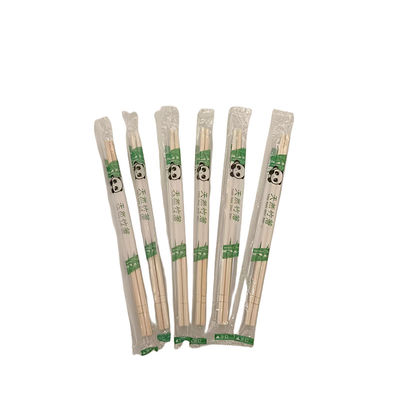 Coloração natural OPP Embalagem de bambu redondo Bastões descartáveis personalizados Bastões únicos Eco-friendly biodegradável
