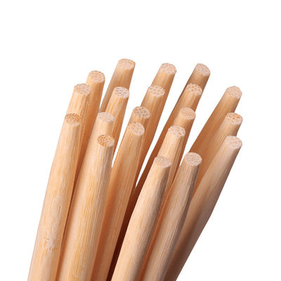 Polonês Superfície Bamboo Natural Bastões Leves Bastões Redondos Multipurpose