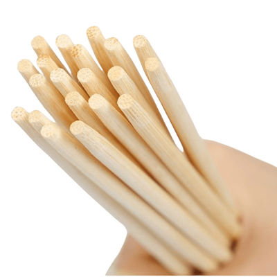 Bastões redondos de bambu personalizados Bastões ecológicos