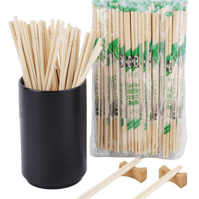 Coloração natural OPP Embalagem de bambu redondo Bastões descartáveis personalizados Bastões únicos Eco-friendly biodegradável