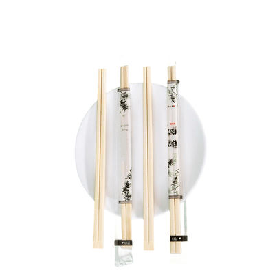 Hashis descartáveis de bambu chineses estocados para sushi Tensoge feitos de matérias-primas de bambu