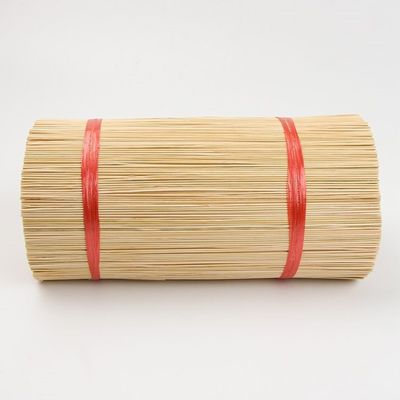 Bamboo Incense Sticks Custom Purchase Circular Skewers para produção sustentável e ecológica de Agarbatti