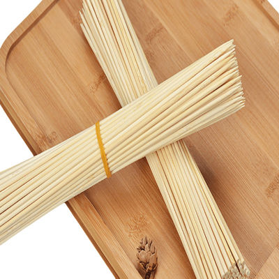 50cm de comprimento espigas de bambu para grelhar resistente ao calor à humidade prova