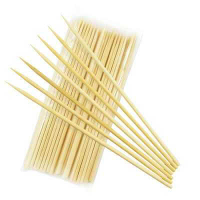 Bastões de bambu descartáveis não pegajosos Duráveis e leves Comprimento 12 cm