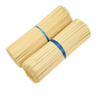 50cm de comprimento espigas de bambu para grelhar resistente ao calor à humidade prova