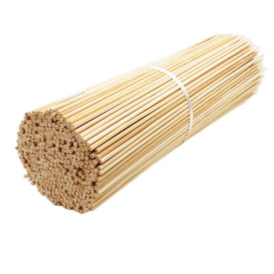 Barbeque redondo Bamboo Stick 4.0 Largura Bbq Bamboo Skewers Biodegradável