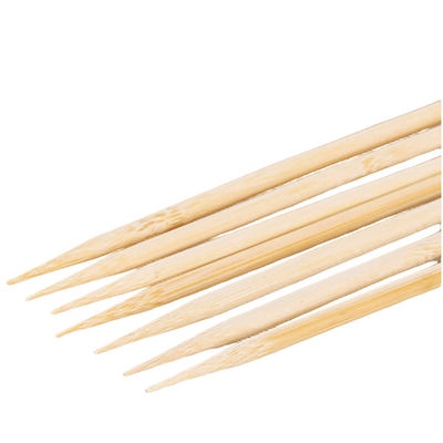 Barbeque redondo Bamboo Stick 4.0 Largura Bbq Bamboo Skewers Biodegradável