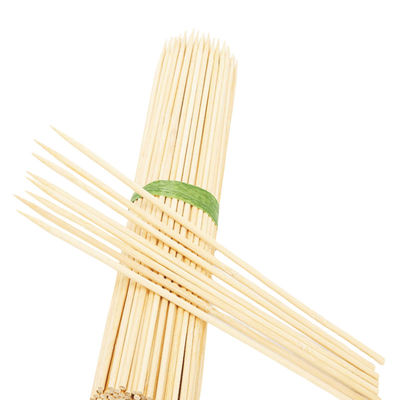 Barbeque redondo Bamboo Stick 4.0 Largura Bbq Bamboo Skewers Biodegradável