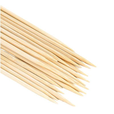 Espetos de bambu redondos descartáveis Largura 4.0