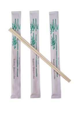 Wholesale delicate customize bamboo chopstick natural Round/Twin/Tensoge bamboo chopsticks individual paper sleeve