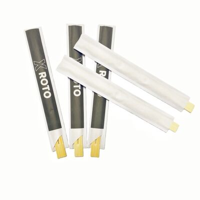 Factory Hot Selings Wholesale Restaurant Fast Food Paper Wrapped  Manufacturers Custom Logo Printed Prices Sushi Disposable Twins Bamboo Chopsticks with Custom Sleeve