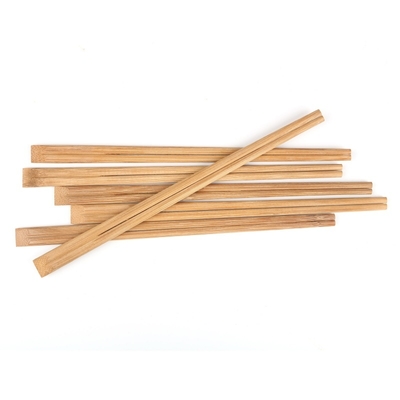 Palitos de bambu descartáveis personalizados, embalados individualmente em papel aberto ou fechado, palitos de bambu carbonizado biodegradáveis