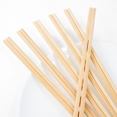 Palitos de Chopsticks Rikyu de Bambu Ecológicos com 24CM de Comprimento, Feitos de Bambu Moso 100% Natural com Qualidade A+ para Restaurantes e Uso Doméstico