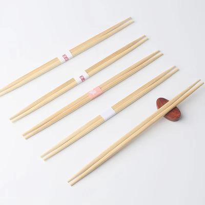 Hashis de bambu descartáveis 100% naturais, estilo tradicional japonês e hashis duplos para sushi japonês com design moderno