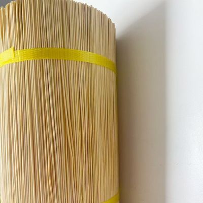 Venda Direta da Fábrica Varetas de Incenso de Bambu Ecológicas 1,3mm Redondas Naturais Indianas Varetas de Incenso Agarbatti